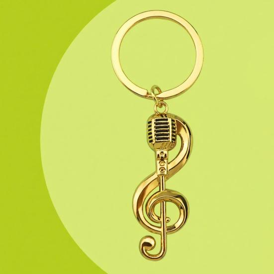 Pingente de Chaveiro Tema Musical Estilo Chaveiro Fone de Ouvido Pingente de Nota Musical Porta-Chaves Entusiastas de Esportes