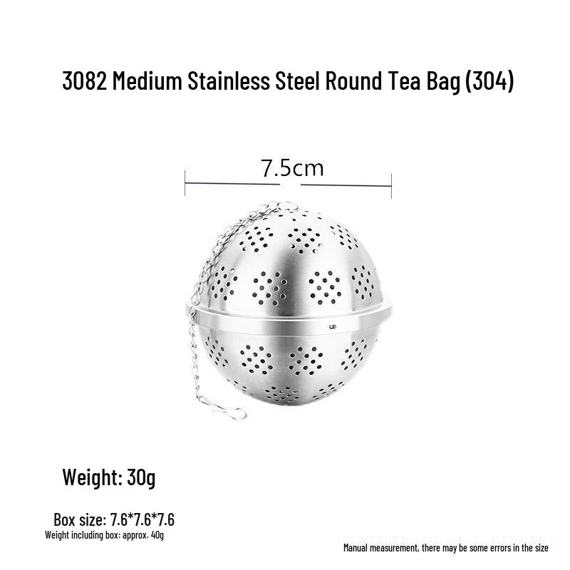 304 Stainless Steel Spice Infuser & Tea Steeping Mesh Ball