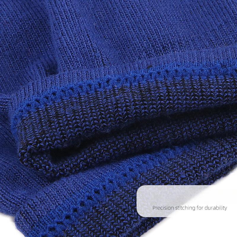 Sportliche lange Fußballsocken, rutschfeste Frotteesohle mit Klebstoffauftrag unten, verdickte Polsterung, Druck, Sport, schweißabsorbierend, hohe Socken