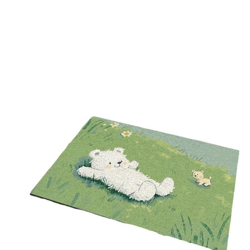 Eingangstür Cartoon Seide Bodenmatte Haushalt Eingangstür Tür Schmutzmatte Outdoor Schmutzabweisend Staubentfernung Kann Maßgeschneidert Werden Teppich