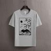 Tokyo Sakura Mount Fuji Business Card T Shirt Women Fashion Tee Clothing Cotton Summer Casual Tops Hip Hop Loose Cotton T-Shirt