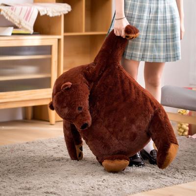 Bärenpuppe, süße braune Bären-Plüschtierpuppe