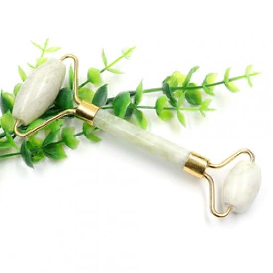 Высококачественный нефритовый массаж для лица с драгоценными камнями ...