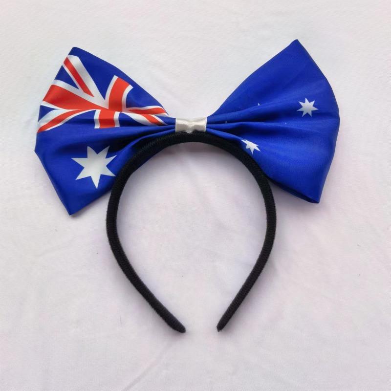 Flag Pattern Bow Headband  Simple Design Concept with Creative Elements