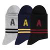 Men's Autumn and Winter Mid-calf Socks, Men's Trendy Letter Sports Socks, Mulberry Silk Socks, Long Socks