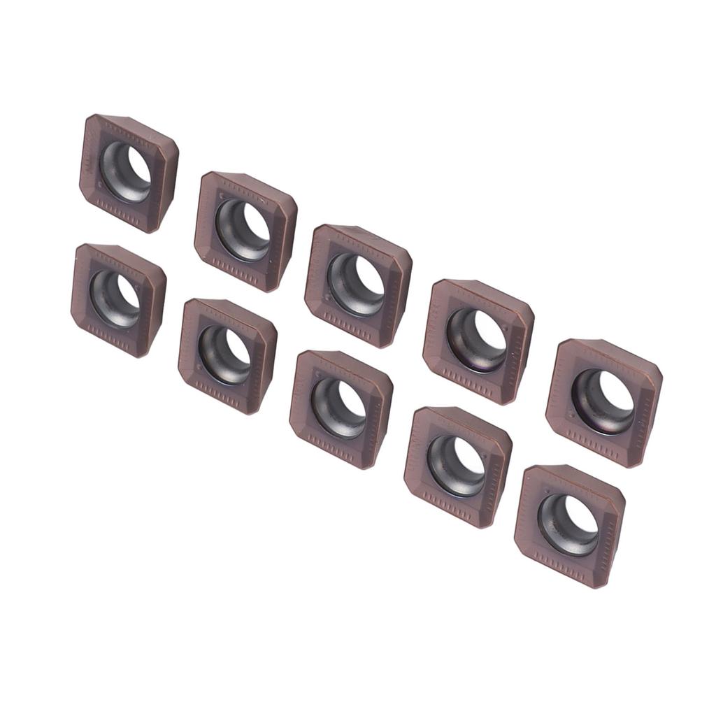 10 Stück Dreheinsätze Hartmetall CNC Werkzeugschneiden Drehbank Drehen Schlichteinsätze mit Beschichtung