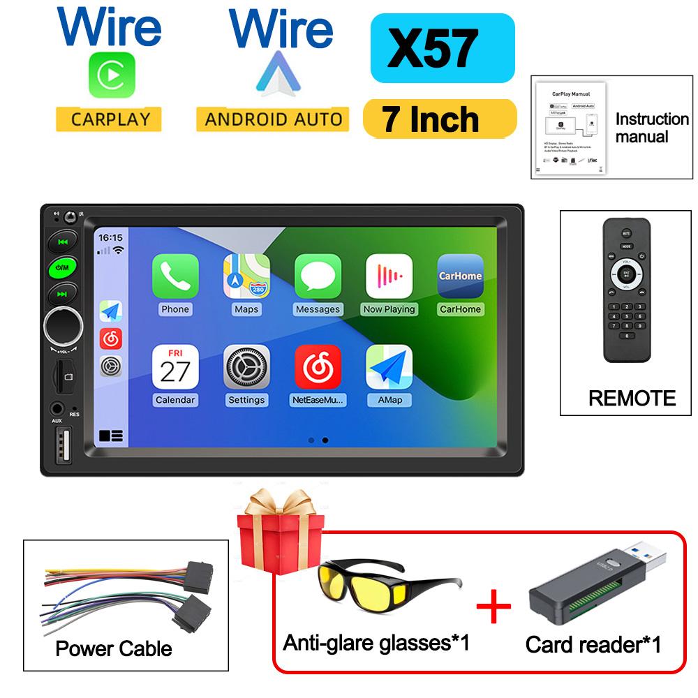 

7 /9 /10 универсальный Android 13 автомобильный радиоприемник Autoradio 2 Din Carplay WIFI GPS 2G+32G автомобильный аудио мультимедийный плеер для Nissan Toyota