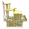Holzvilla Haus für Hamster Kletterspielzeug Versteck Nistplatz Lebensraum für Chinchillas Meerschweinchen Kleintiere 5 Stile Dropshipping