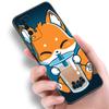 Cute Cartoon Fox Phone Case For Xiaomi Redmi Note 5 6 9T K20 K40 K50 Pro 7A 8A 9A 9C 9i 10A 10C A1 S2 Soft TPU Black Cover