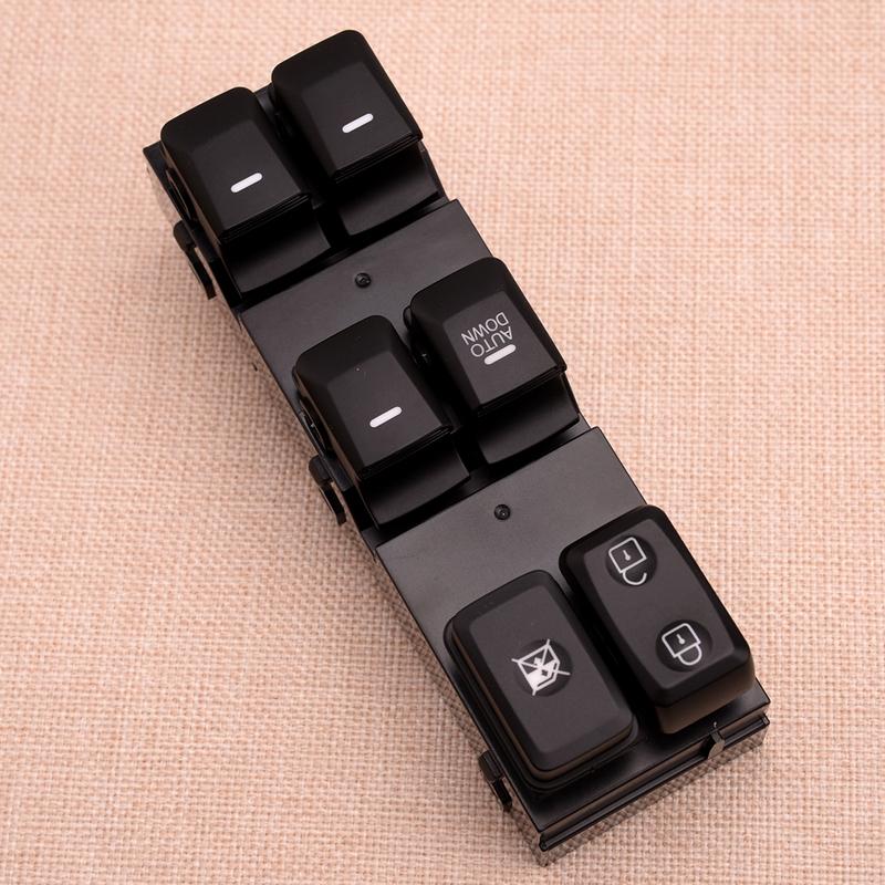 935713W400WK Front Driver Left Door Main Master Power Window Switch Auto Down Fit for Kia Sportage 2011-2013 Left Hand Drive