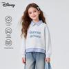 Disney Girls' Faux Layered Preppy Sweatshirt