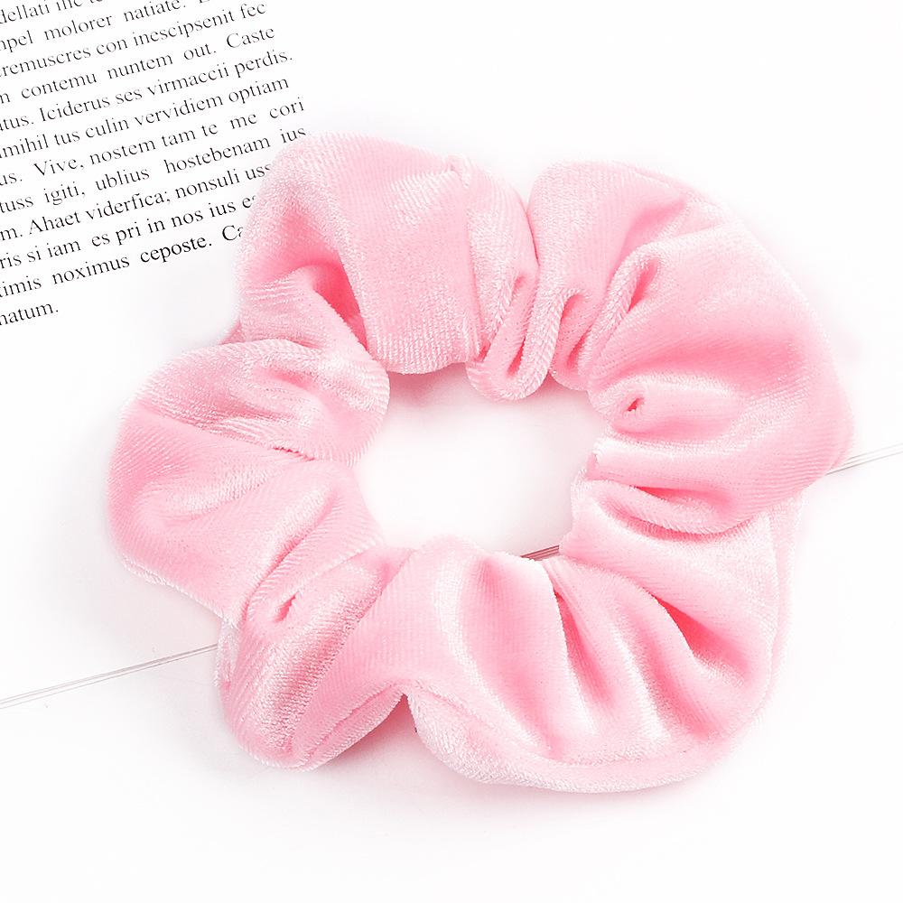 Elegant Velvet Hair Ring Scrunchie Women Girls Elastic Hair Rubber Bands Gum Accessories Tie Hair Rope Ponytail Holder Headdress