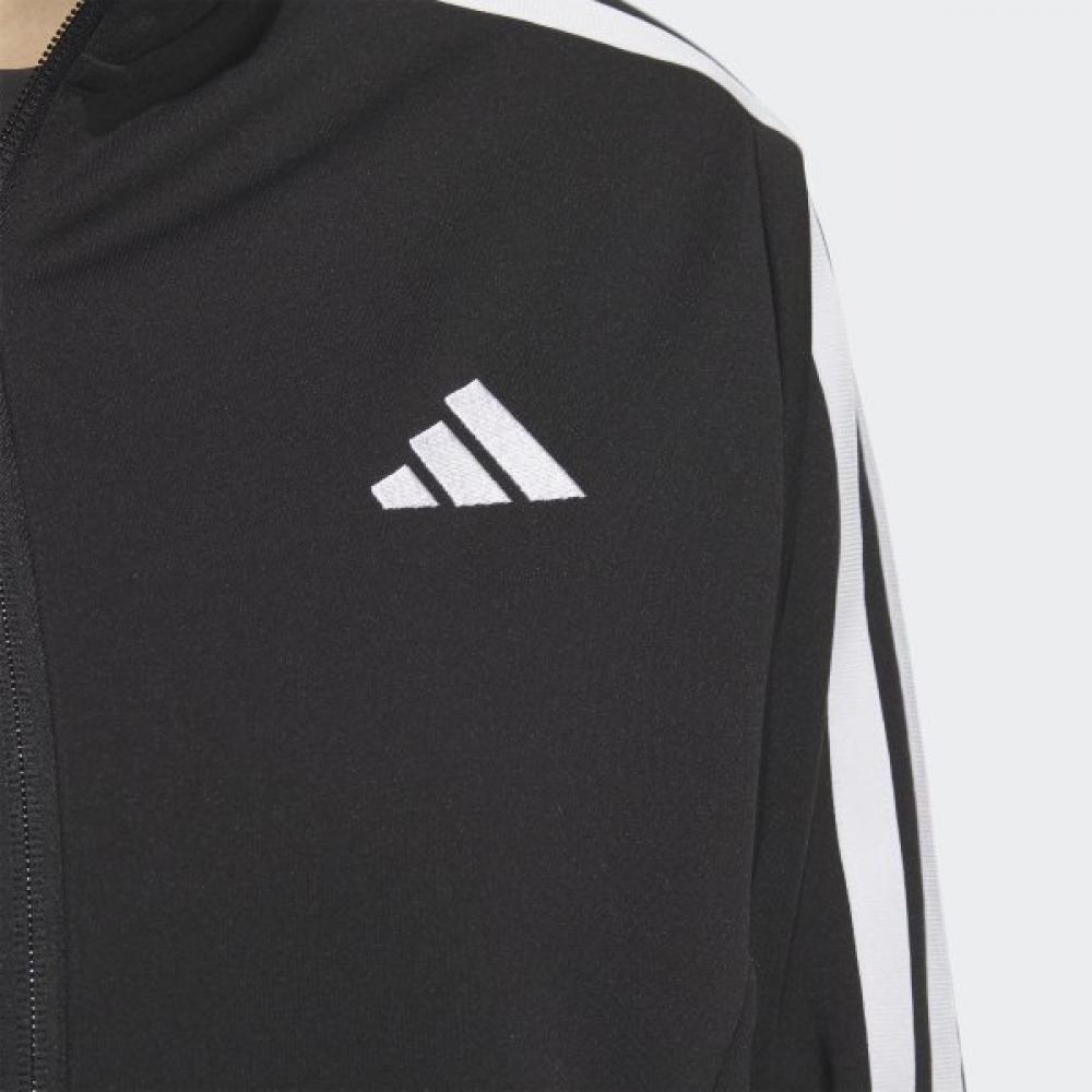 AdidaS Women S looSe Fit 3S Double Knit Track Top Made From Eco Friendly Recycled materialS