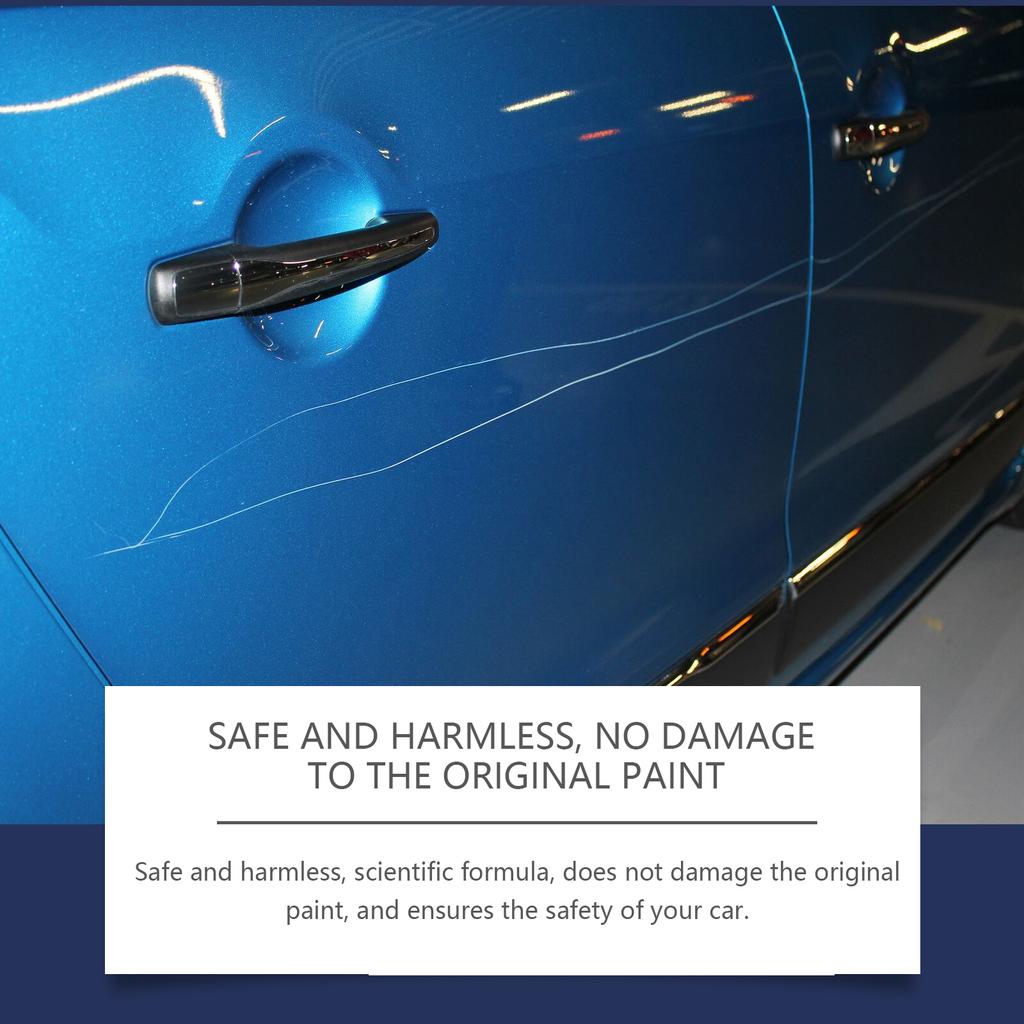 Car Scratch Remover Spray Instant Paint Repair Gloss Clear Coat Safe Removal for Swirl Marks Easy Spray Wipe Application 100ml