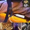 LED trådløs bevegelsessensor LED Strip Lampe 1M 2M 3M USB LED Strips 5V Vanntett