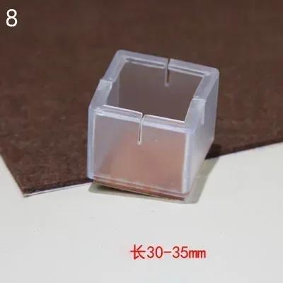 Multi-size Chair Leg Caps Rubber Feet Protector Pads Non-slip Silent Table Cover Furniture Leveling Feet home Decor 4/8/12/16pcs