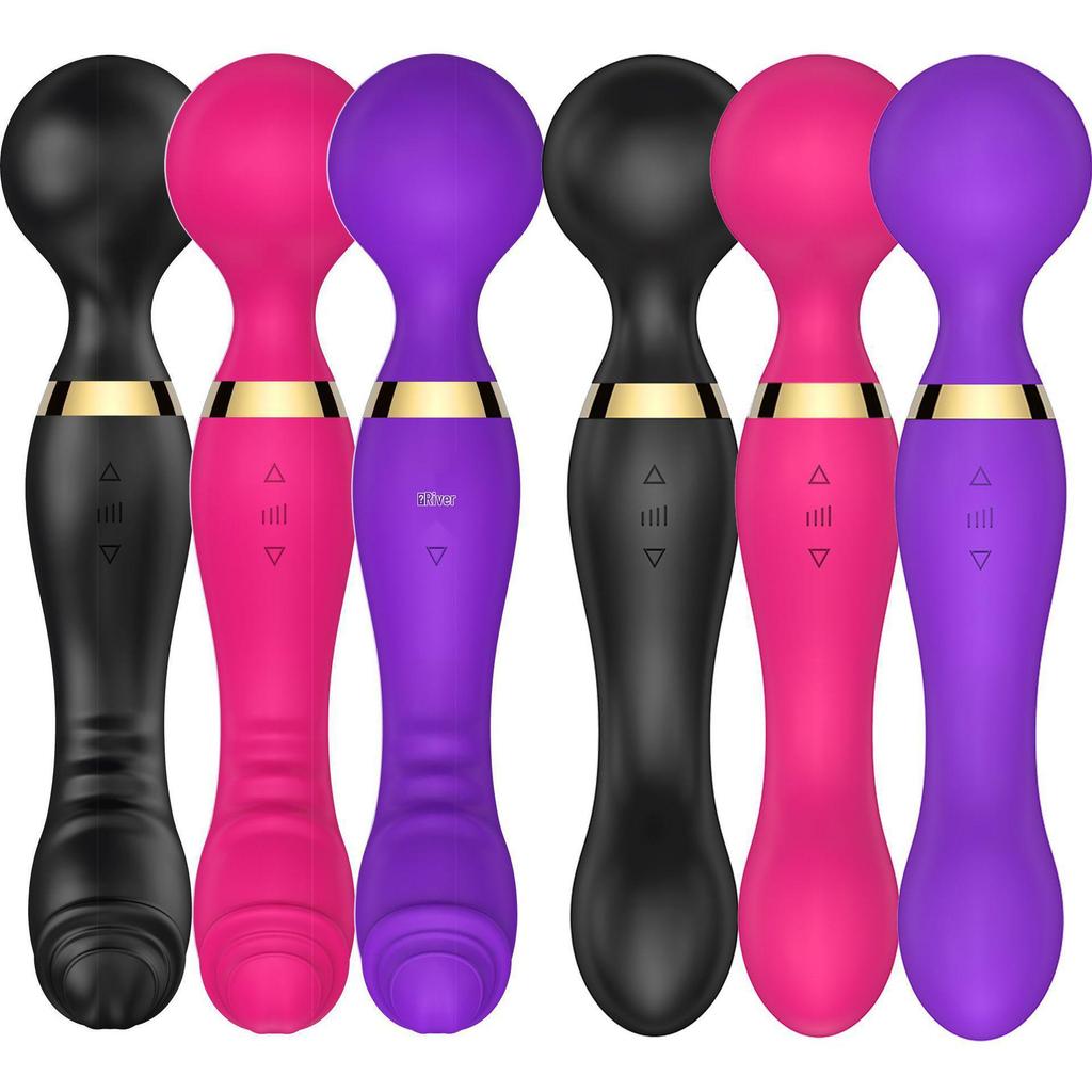 Dual-Head Vibrating Thrusting AV Massager pro ženy