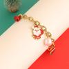 Santa Claus Christmas Tree Pearl Titanium Bracelet - Cute European & American Cartoon Girl Jewelry