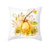 New Pumpkin Thanksgiving Pillow Cover Ins Nordic Peach Skin Printed Cushion Cushion Cover Home Products