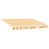 Yellow and White Retractable Awning Frame 300 x 250 cm