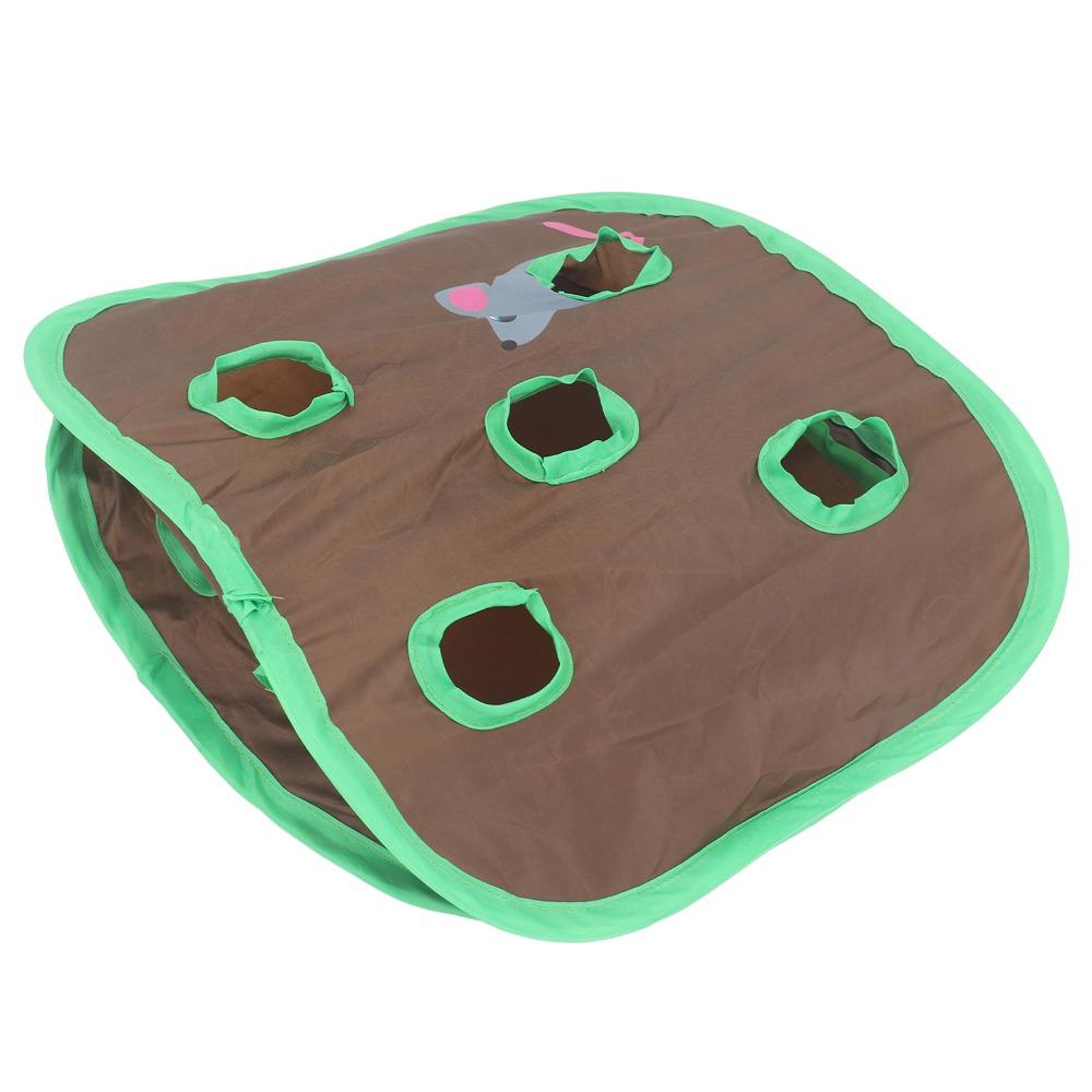 Bell Included Mouse Chasing Toy Collapsible Foldable Popup Cat Toy  Indoor Play