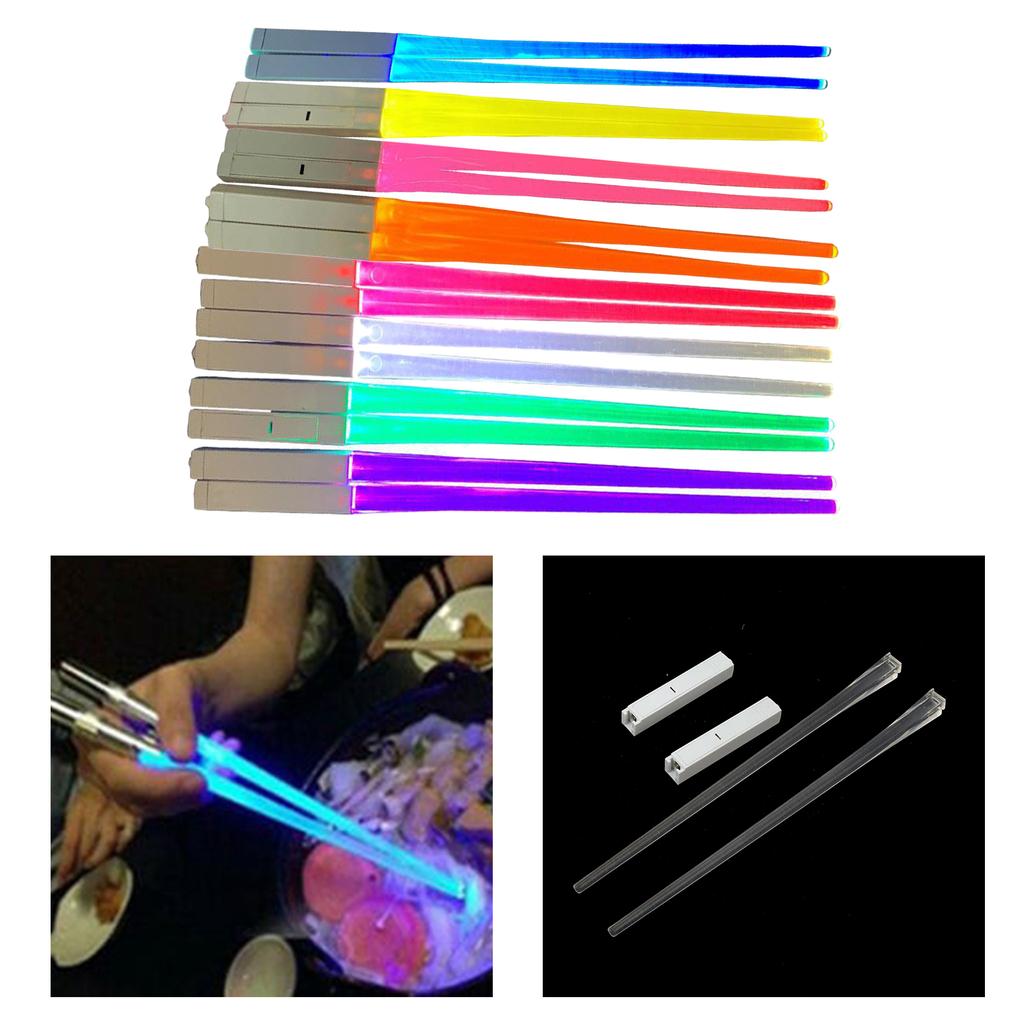 LED Lichtschwert Essstäbchen Wiederverwendbare Licht Up Essstäbchen Küche LED Lichtschwert Essstäbchen Wiederverwendbare Licht Up Essstäbchen Küche