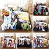 Kurokos Basketball Bedding Set Single Twin Double Queen King Cal King Size Bed Linen Set