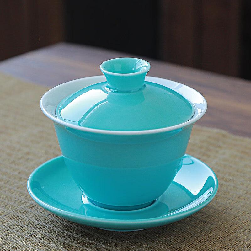 Dehua White Porcelain Gaiwan Tea Set