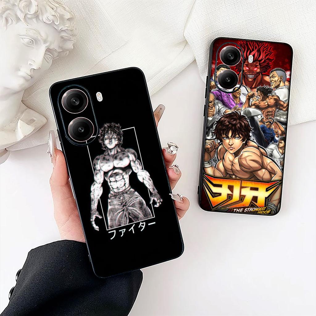 Bakis Hanma Art Dou Phone Cover for Samsung Galaxy A06 A05 A14 A50 A51 A52 A12 A13 A23 A70 A07 A25 A26 A72 A56 Protective Case