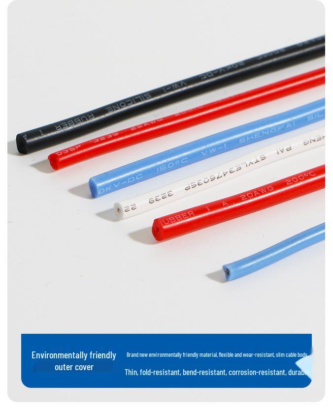 UL3239 High Voltage 10KV Silicone Wire, 8-30 AWG, Order In Multiples of 10 Rolls Per Model and Color.