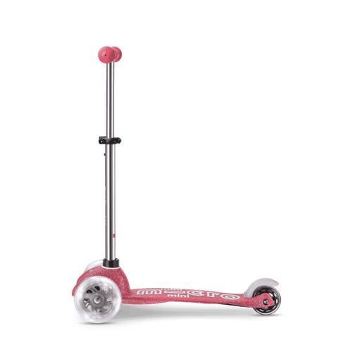 Trottinette à trois roues - Micro Mobility - MMD208 - Rose Glitter - LED - 1,95 kg