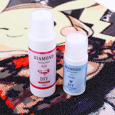 DIY Diamantschilderij Lijm: 120ml & 60ml Glansmiddel met Anti-Val en Anti-Verlies Eigenschappen voor Diamantborduurwerk