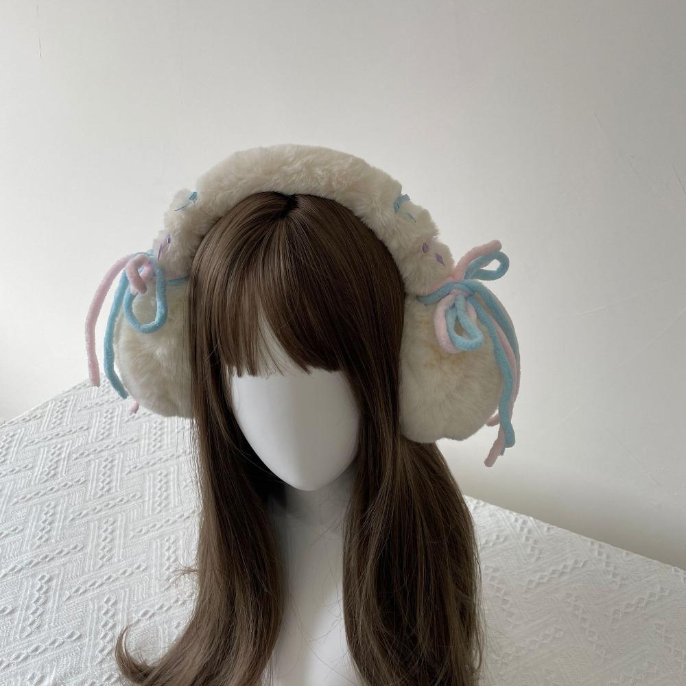 Y2k Winter Ear Warmer Earflap Plush Ear Cover Fashion Bowknot Earmuffs  Girls