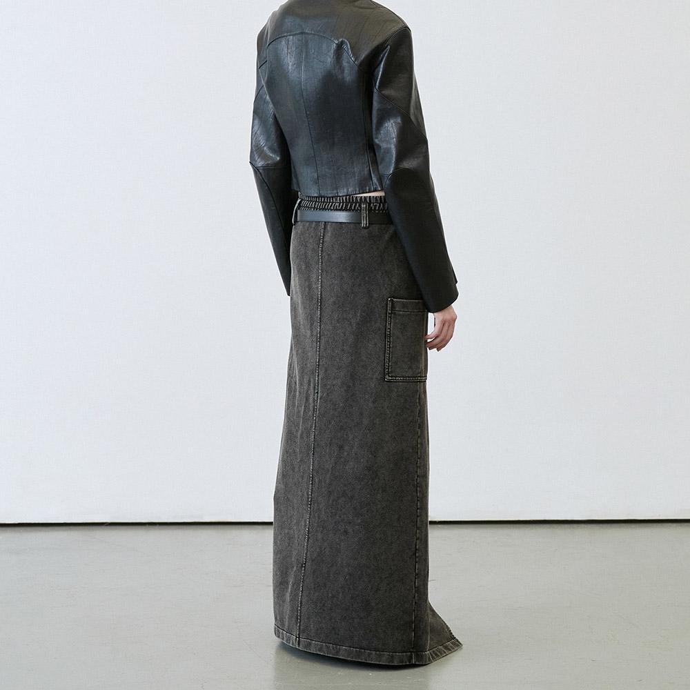Lcdc Tm 1710 Snow Washed Long Skirt