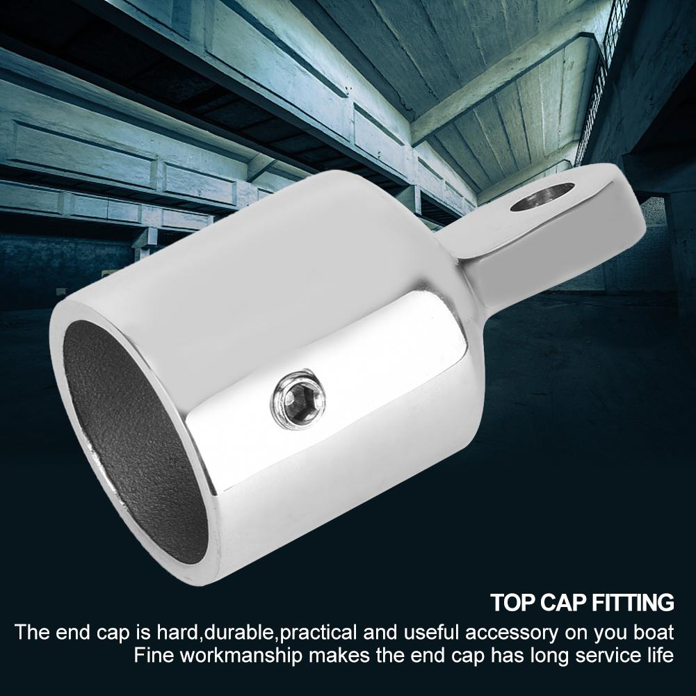 Top End Tube Cap 316 Stainless Steel Rust Resistant Hardware Top Cap for Marnie Boat (25mm)