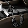 66W 5A USB Type C Data Cable 3A Micro USB Spring Pull Telescopic Fast Charging Cable for Android Phone Accessories Car USB Cable