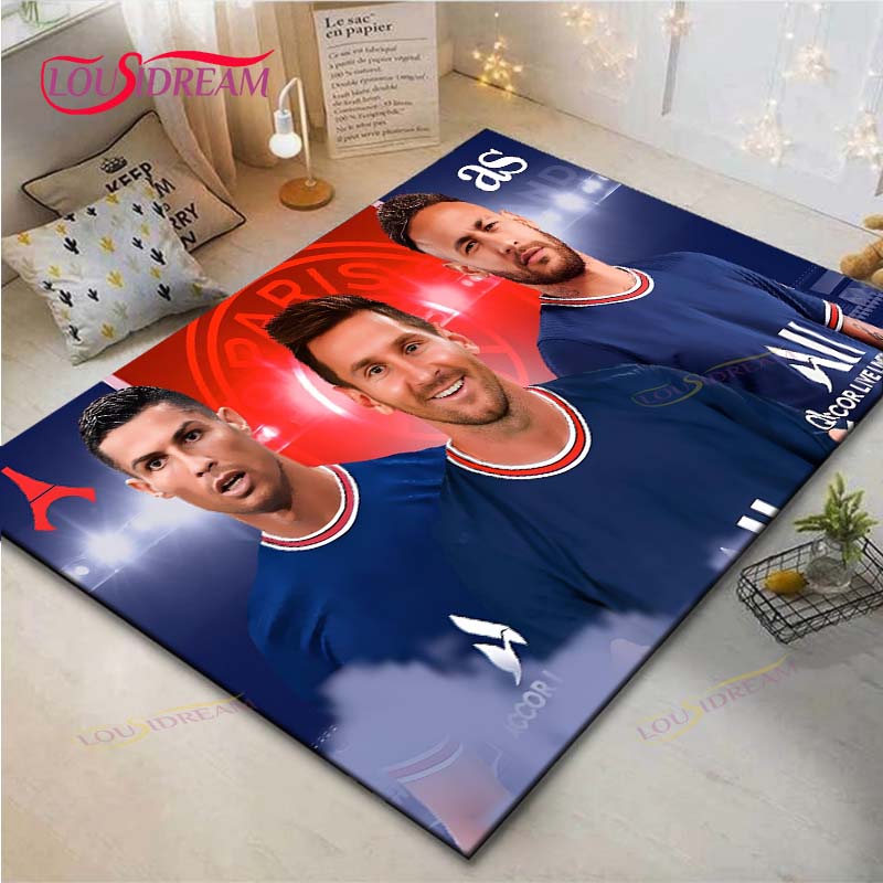 Cristiano Ronaldo--Messi-Neymar Print Tapijten Woonkamer Antislip Vloerkleed Kinderkamer Matten Speelmat Groot Tapijt Decor