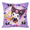 Kuromi Double Sided Print Decorative Cushion Cover for Sofa Bedroom Cool Room Stuff Cool Things for the Room Y2K Room Decor