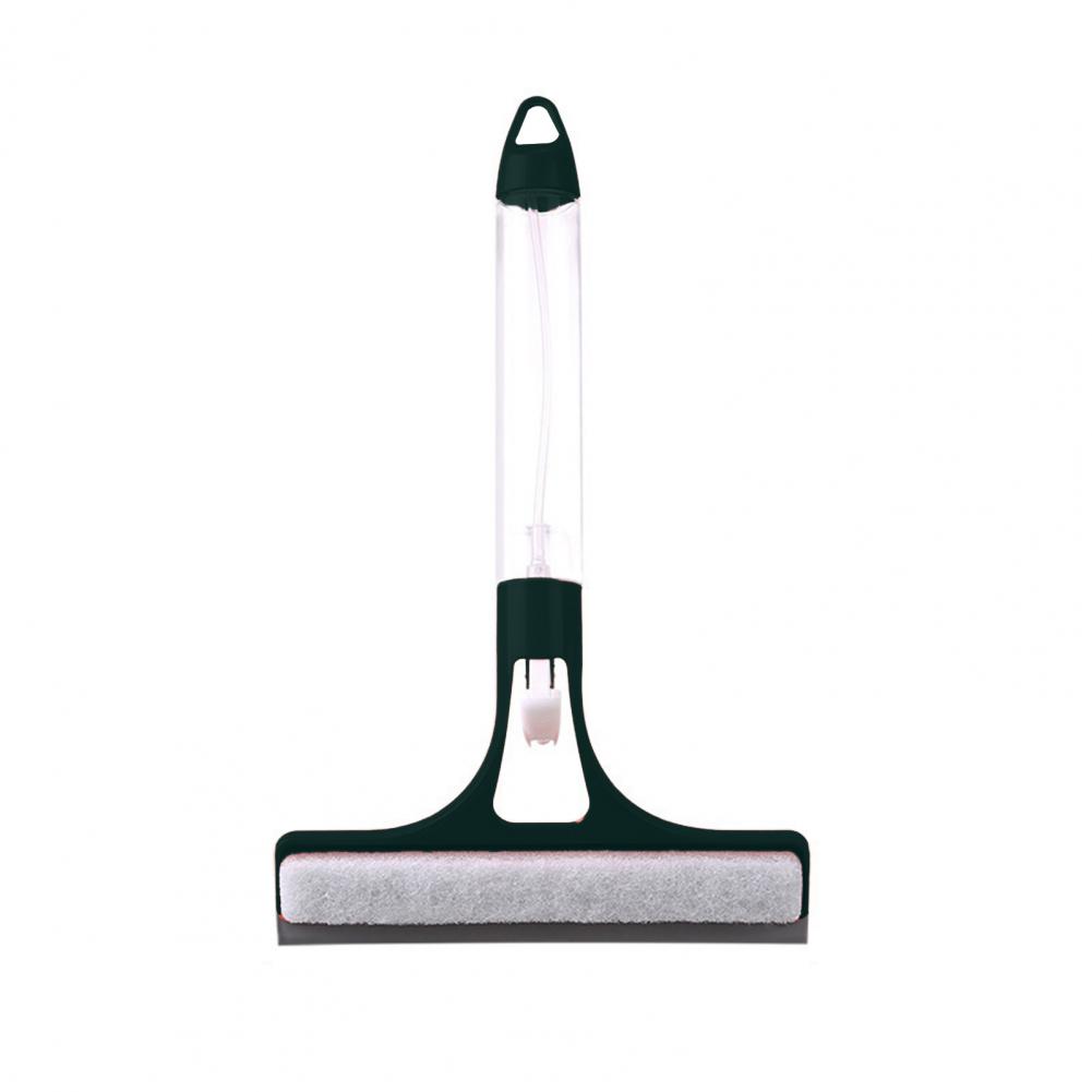 Glass Wiper with Built-in Spray Bottle Ergonomic Design Traceless Cleaning Spray Wiper Multi-Purpose 3-in-1 Tool
