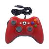 (rojo)Gamepad con cable de doble vibración USB para consola XBOX 360 y PC