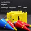 Auto-Retracting Magnetic Plumb Bob with V-Shaped Gyro for Precision Measuring