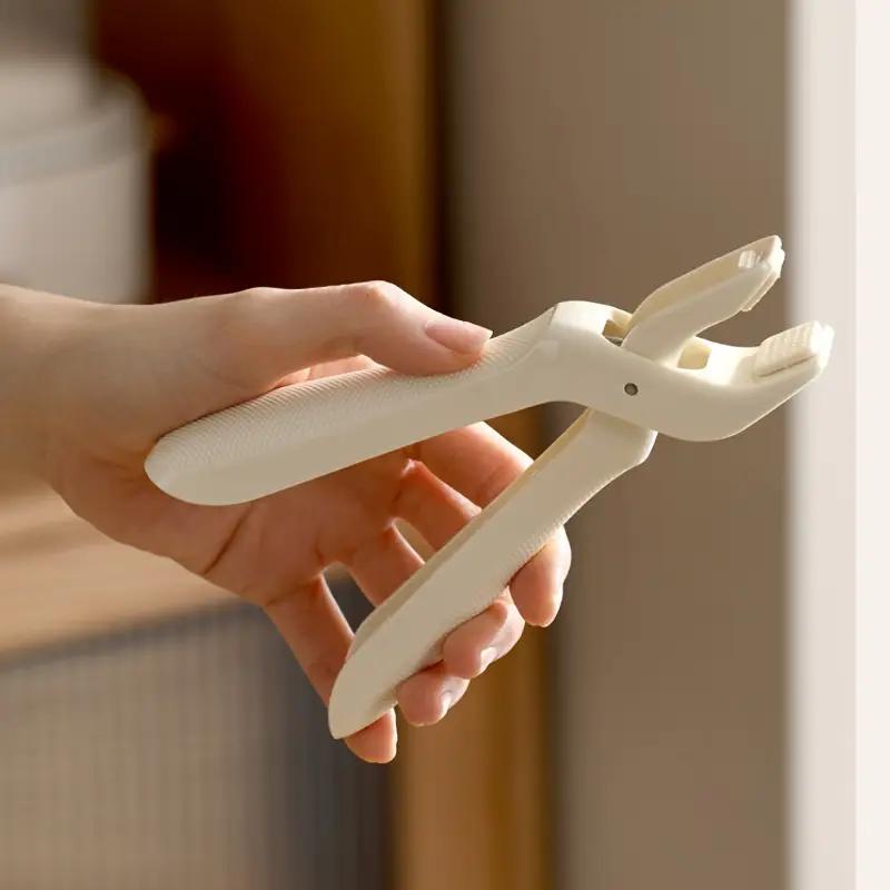 Kuchyňské kleště Žáruvzdorná spona na misku proti opaření, protiskluzová ochranná rukojeť na plech na pečení dušená zelenina Nástroj na servírování