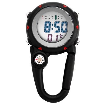 JEWELRYWE Pocket Nurse Digital Carabiner Watch Universal for Men and Simple Pocket Watch, Watch, Display, Watch, Keychain, Women, Nasucan, Bag, (Matte