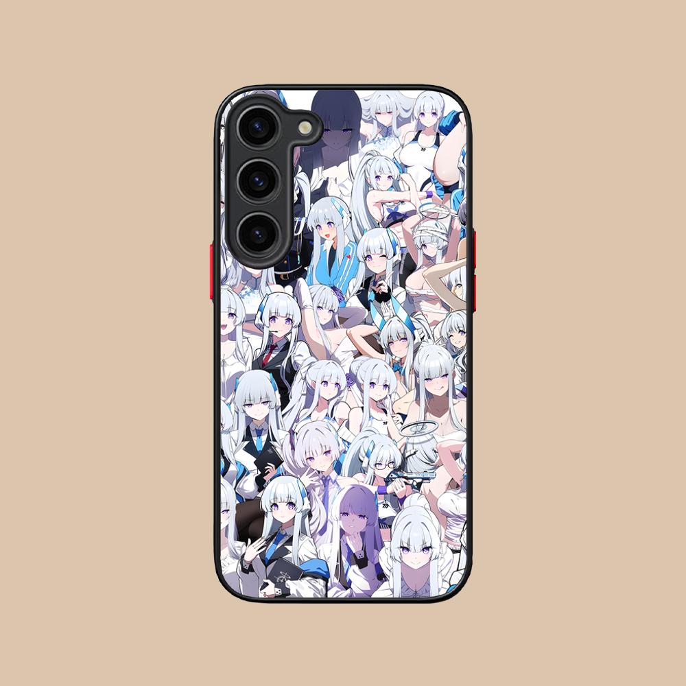 Blue Archive Ushio Noa Silicone Mobile Phone Case for Samsung Galaxy S26 S25 S24 S23 S22 S21 Plus FE Ultra Colorful Cover