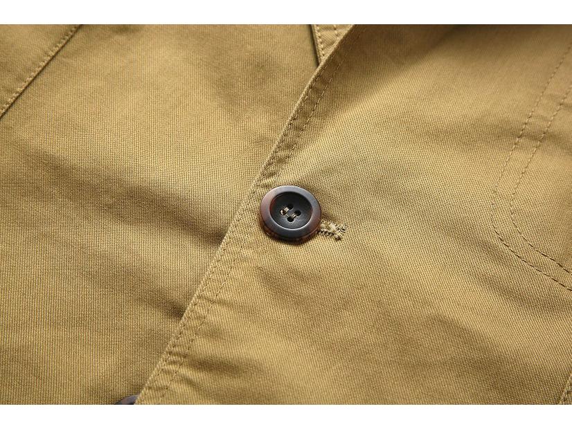 Men's Business Casual Pure Cotton Jacket Coat - Casual Fashion Menswear.