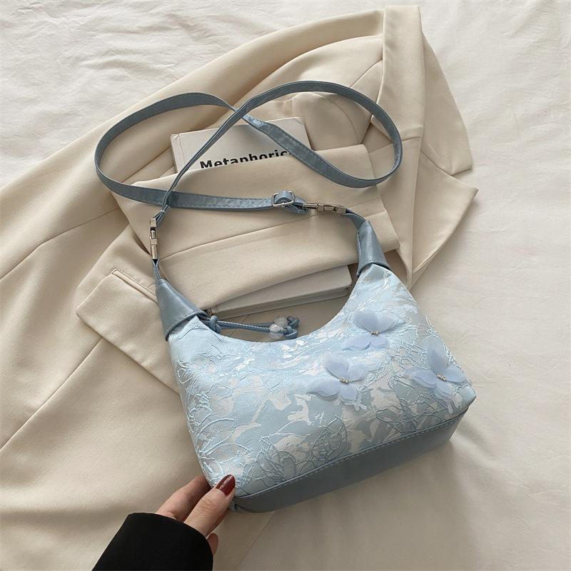 

Новая китайская нишевая дизайнерская сумка-мессенджер сумка женская в национальном стиле вышитая сумочка 2025 невеста новая свадебная сумка сумка на плечо синий