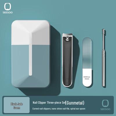 SEESOO Deluxe Traveler 3-piece Nail Clipper Set
