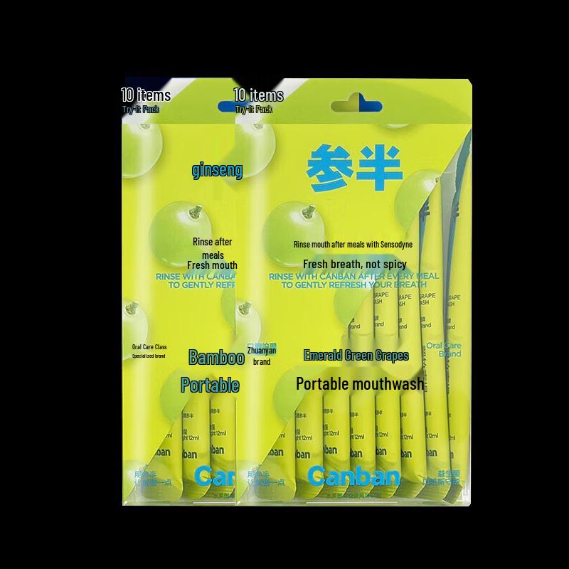CanBan Green Grape Portable Probiotic Mouthwash