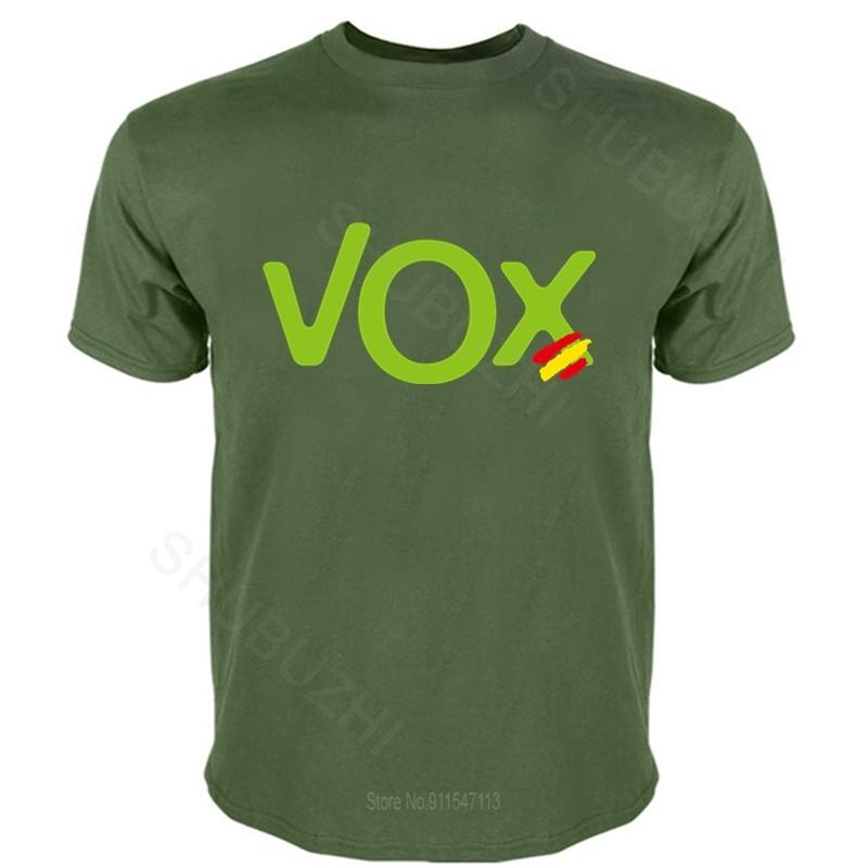 men black tshirt Roly Logo Vox Spain Newest Fashion crew neck tshirt men summer fashion t-shirt pl drop shipping