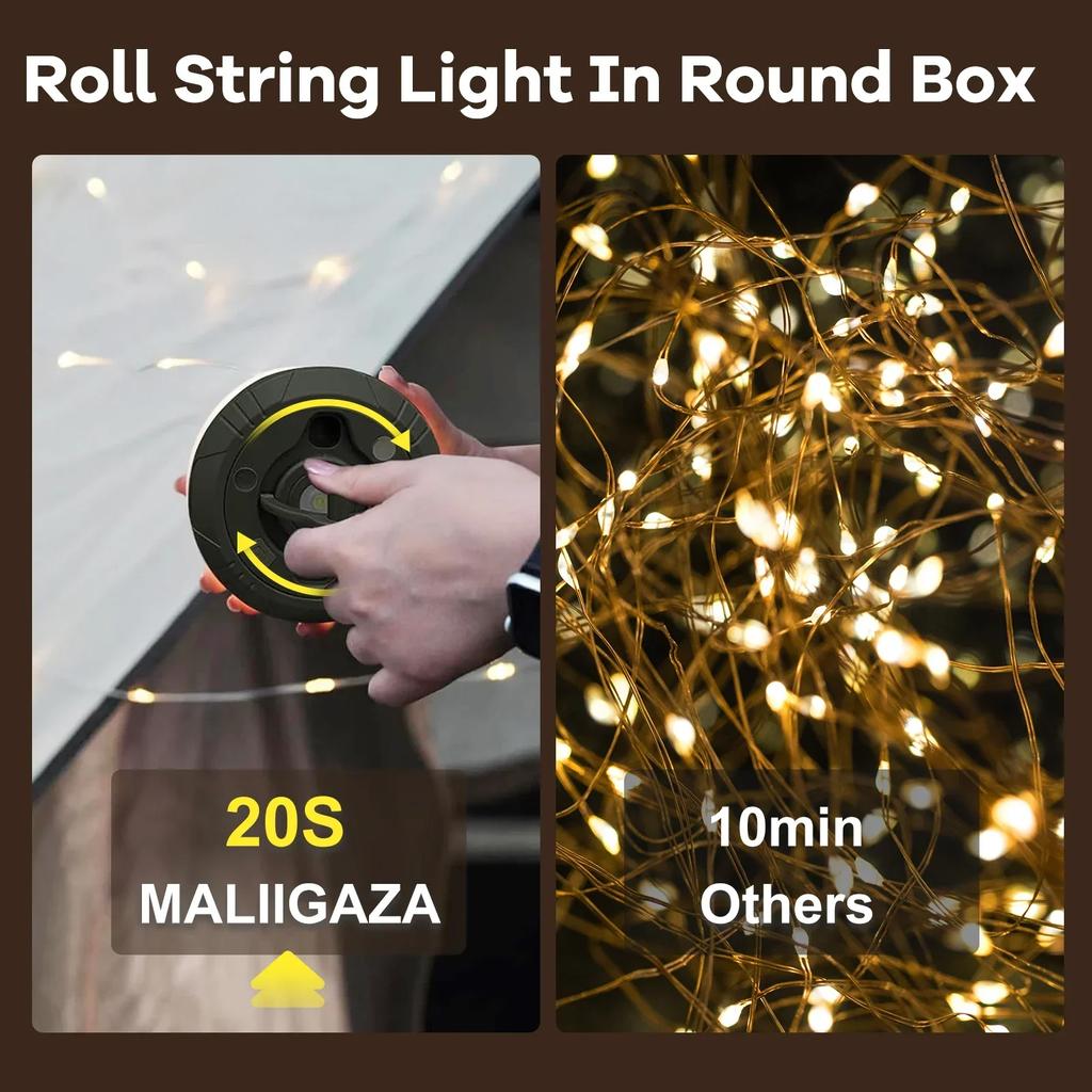 Multifunctional 4 In 1 Design Camping Light String USB Rechargeable Outdoor Tent Decor Light XTE LED Flashlight with Magnet Hook